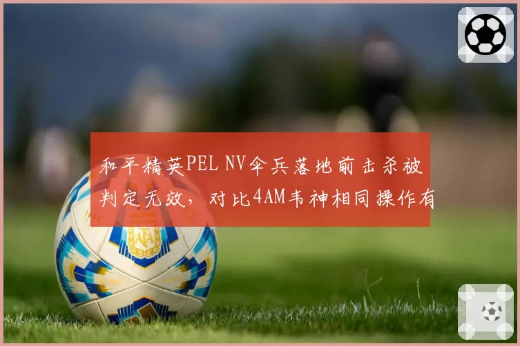 和平精英PEL NV伞兵落地前击杀被判定无效，对比4AM韦神相同操作有效规则前后矛盾