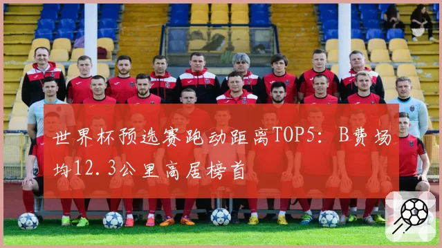 世界杯预选赛跑动距离TOP5：B费场均12.3公里高居榜首