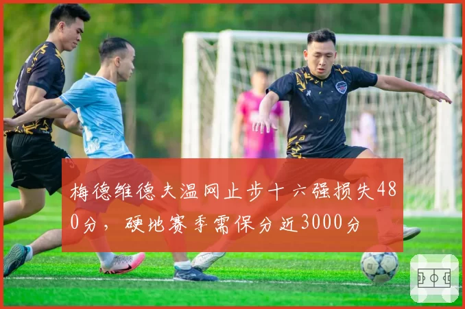 梅德维德夫温网止步十六强损失480分，硬地赛季需保分近3000分